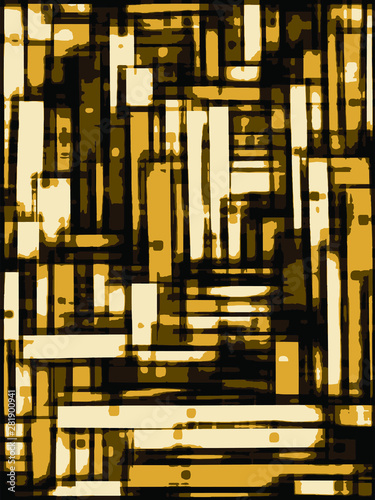 Abstract grunge vector background. Color composition of irregular graphic elements.