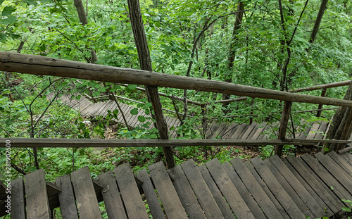 Jilin Province Hang Kettle Tourist Resort Plank Road