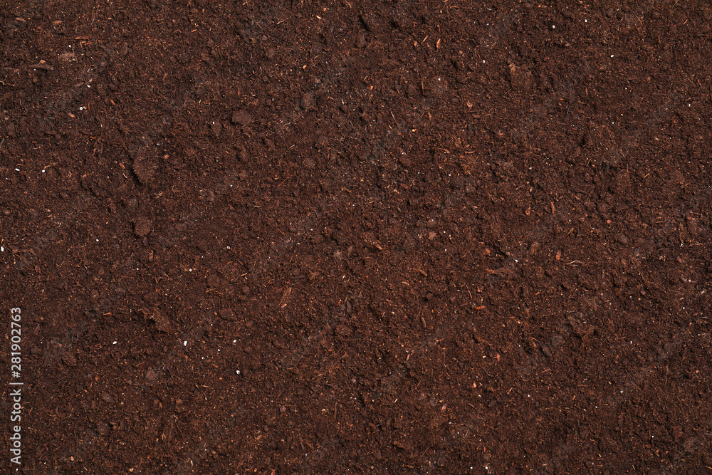Fresh soil for gardening as background, top view Fresh soil for gardening as background, top view