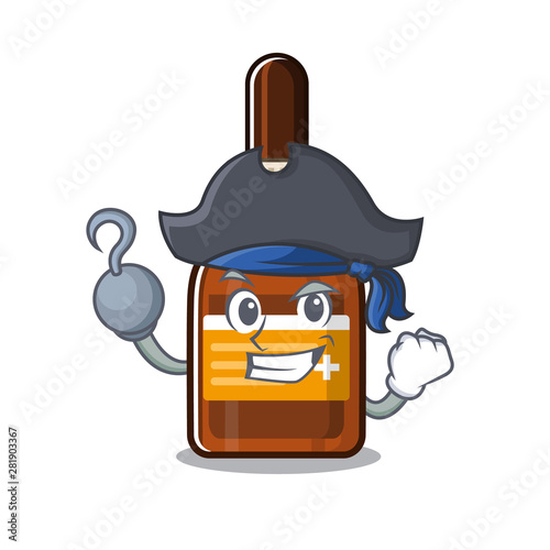 Pirate iodine isolated with in the mascot