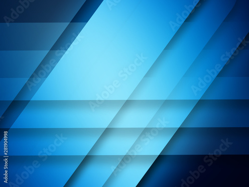 Abstract Elegant Geometric Neon Blue Background