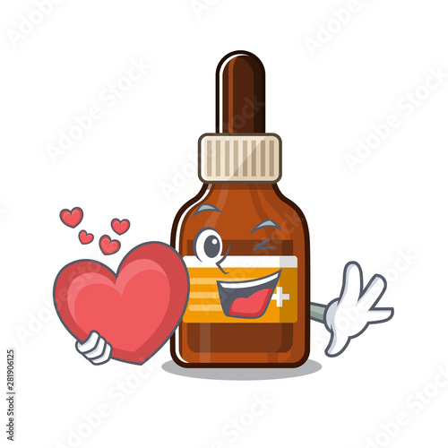 With heart iodine in the character medicine box