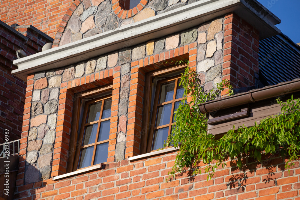 Naklejka premium vintage medieval home