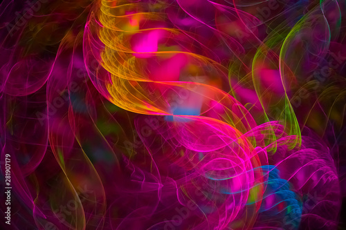 abstract digital fractal fantasy design creative beautiful