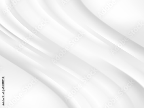 abstract background vector white and gray tone, wave overlapping with shadow modern concept, space for text or message web and book design