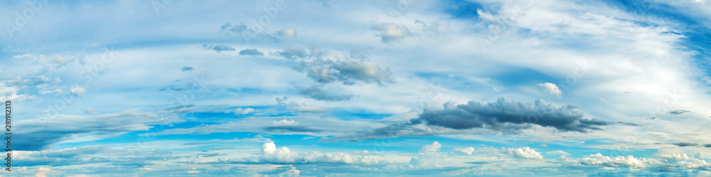Panorama sky with cloud on a sunny day. Beautiful cirrus cloud. Panorama sky with cloud on a sunny day. Beautiful cirrus cloud.