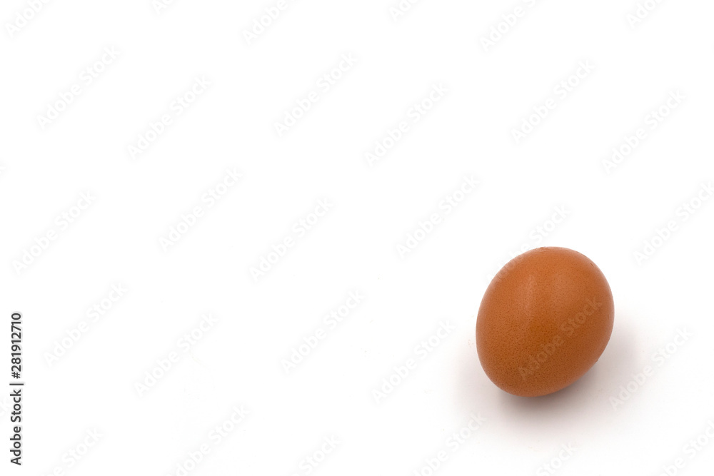 Fresh egg isolated on white background Fresh egg isolated on white background