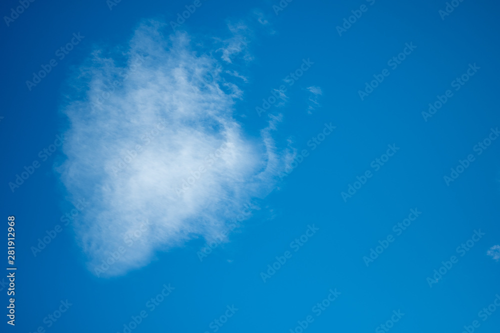 Blue sky and clouds with space Blue sky and clouds with space