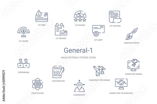 general-1 concept 14 outline icons