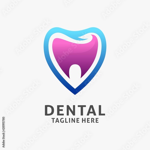 Dental care logo design