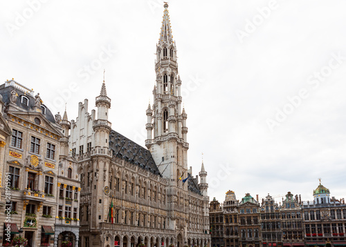 Grand Place, Market Square with Brussels Town Hall, Brussels, Belgium © kraskoff