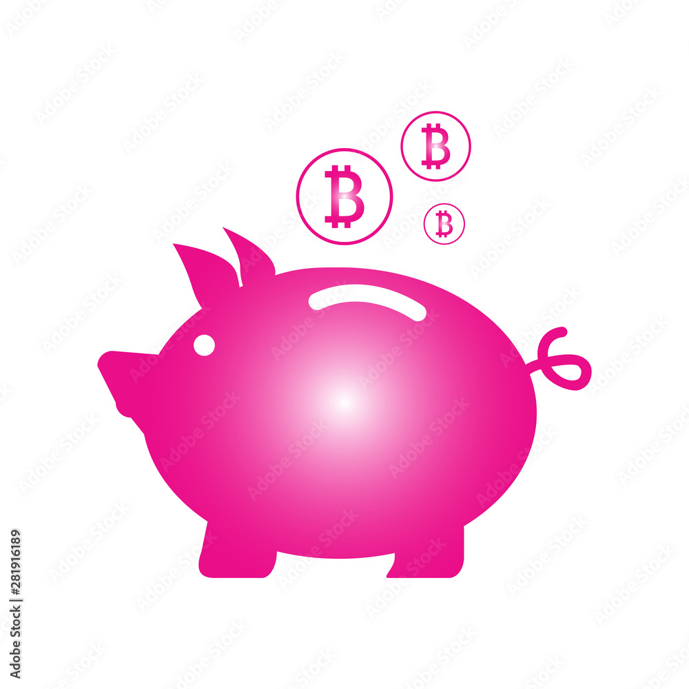 piggy bank icon logo vector design template piggy bank icon logo vector design template