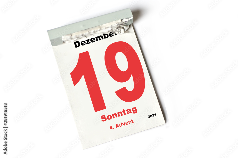 19. Dezember 2021 Vierter Advent 19. Dezember 2021 Vierter Advent