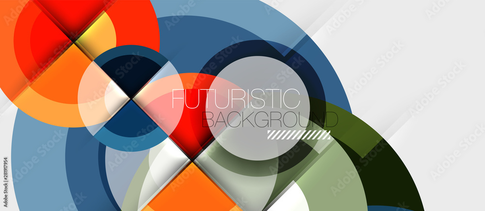 Circular geometrical design template Circular geometrical design template