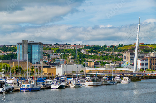 Swansea Docks. Glamorgan Wales UK. © david hughes