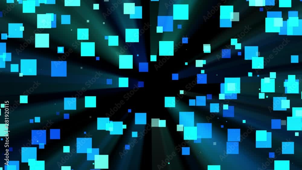floating shiny blocks animation background New quality technology universal motion dynamic animated colorful joyful 4k video stock footage