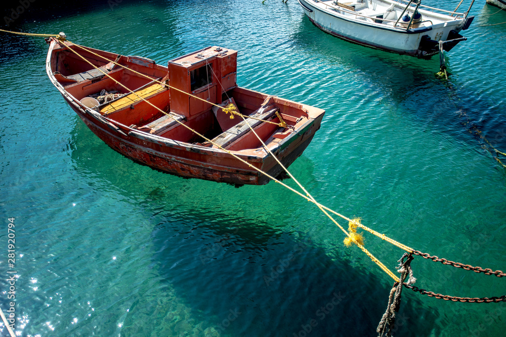 old fishing boat