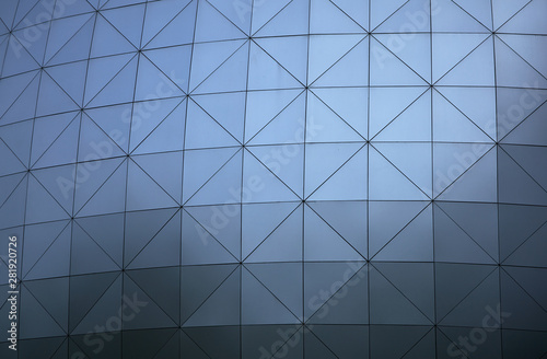 The geometric shape metallic background