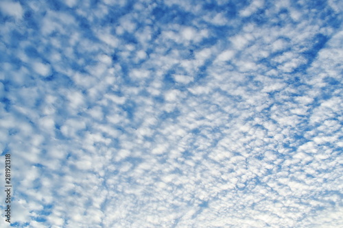 cloud spreading on sky in sunny day