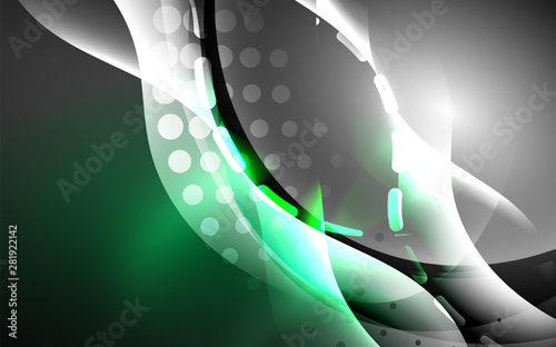 Neon abstract background. Background decoration. Trendy graphic design.