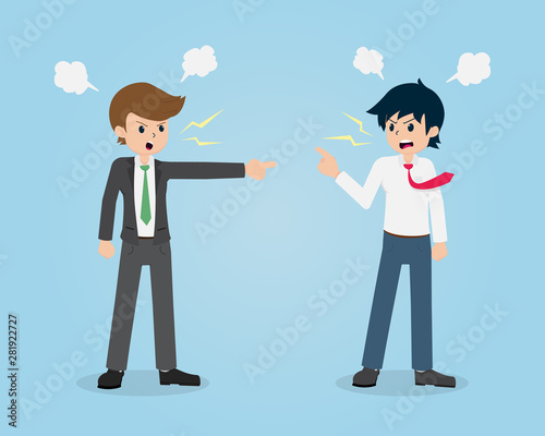 Salary Man 01 are Quarrel with Colleagues. Without Planning, Mistakes can cause a Fight.