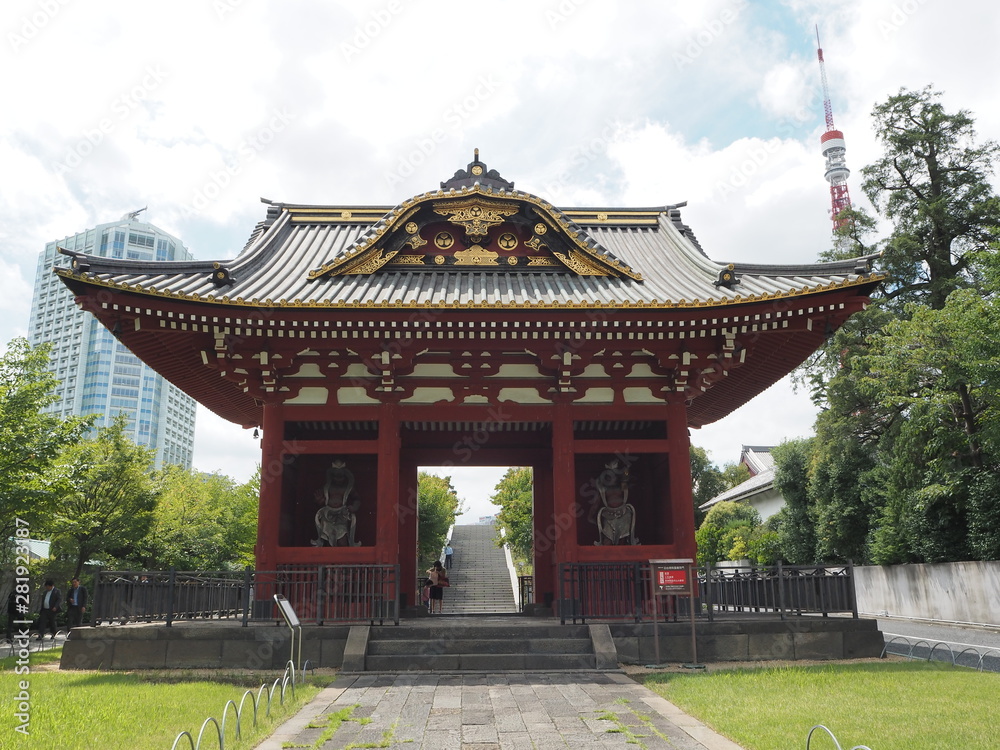 Fototapeta premium the zojoji in Japan