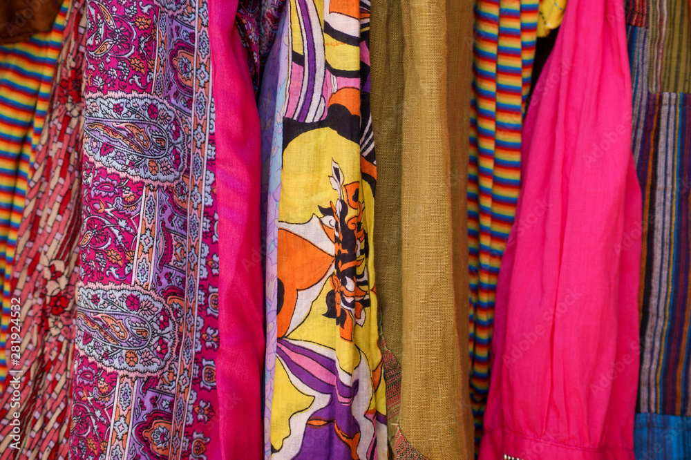 Wallpaper - colourful - clothes market Wallpaper - colourful - clothes market