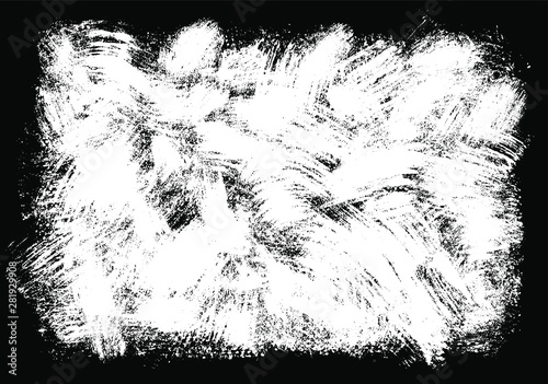Uneven, natural black and white texture vector. Distressed overlay texture. Grunge background. Abstract textured effect. Vector Illustration. Black isolated on white background. EPS10.