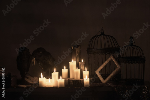 Εκτύπωση καμβά Atmosphere of stories of Edgar Poe