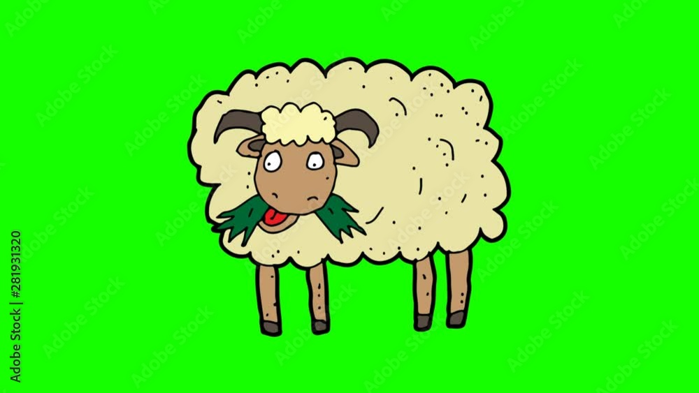 kids drawing green screen with theme of sheep kids drawing green screen with theme of sheep