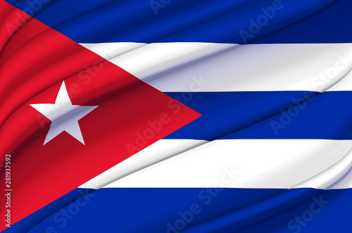 Cuba waving flag illustration. Free Download Cuba waving flag illustration. - GFXLoad
