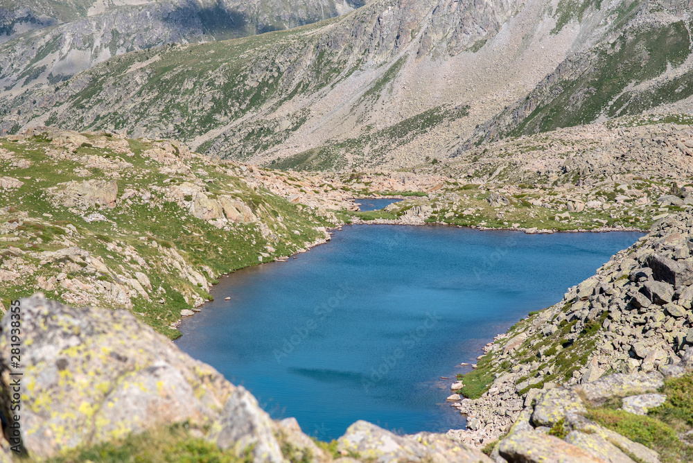 Reflection at the lake in the circuit of Lake Pessons, Andorra. Reflection at the lake in the circuit of Lake Pessons, Andorra.