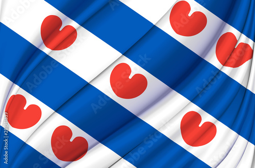 Frisian Flag waving flag illustration.