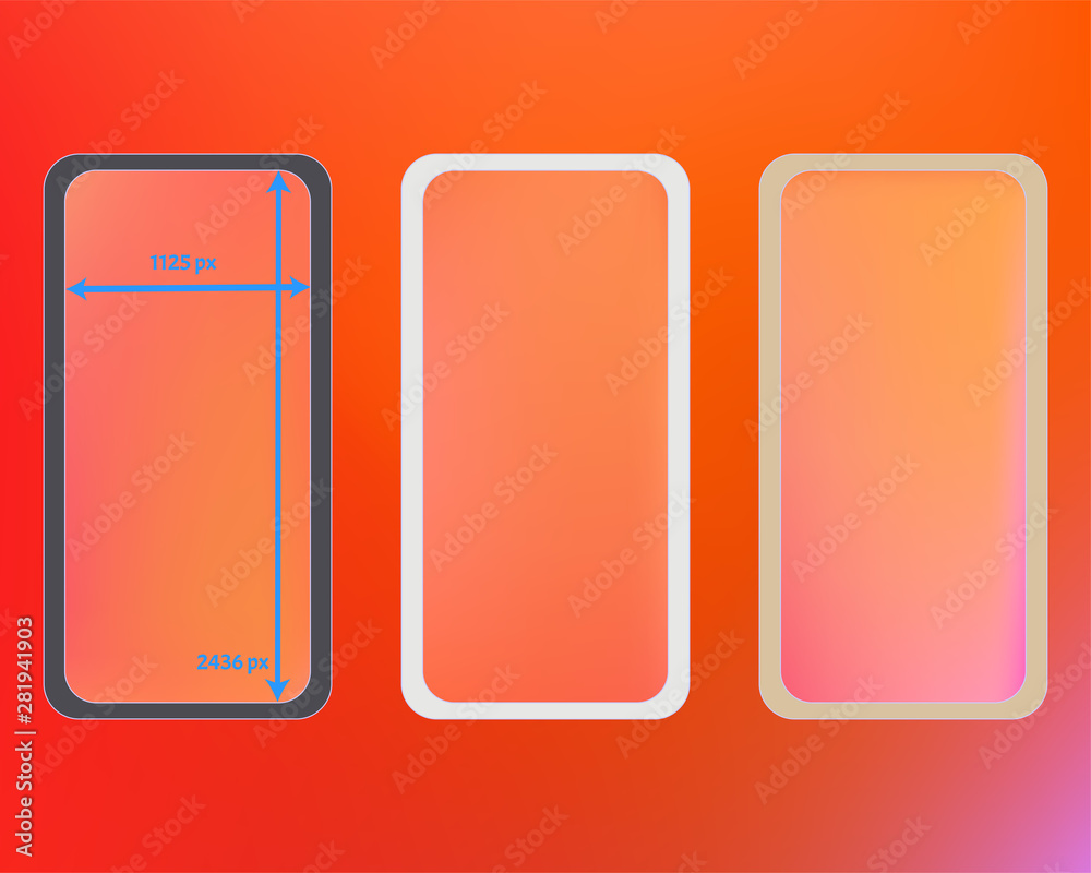 Mesh, multicolor phone backgrounds kit. Mesh, multicolor phone backgrounds kit.
