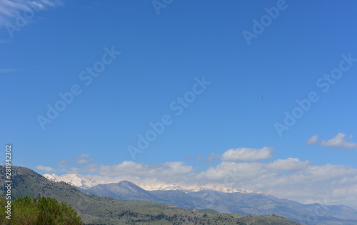 berge in der nähe von georgioupolis auf kreta, griechenland