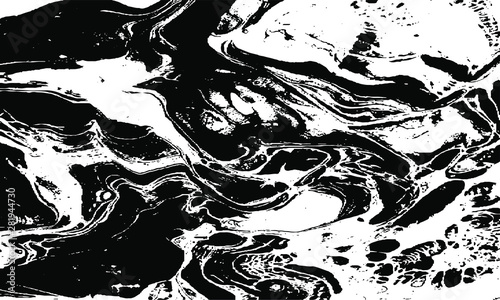 Uneven, natural black and white texture vector. Distressed overlay texture. Grunge background. Abstract textured effect. Vector Illustration. Black isolated on white background. EPS10.