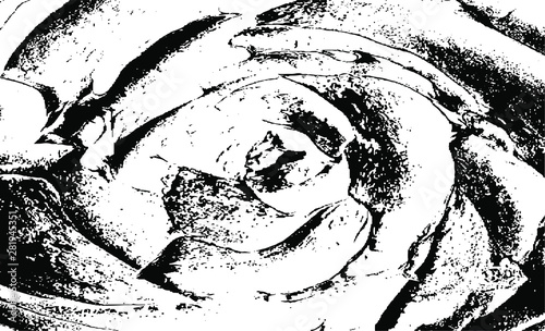 Uneven, natural black and white texture vector. Distressed overlay texture. Grunge background. Abstract textured effect. Vector Illustration. Black isolated on white background. EPS10.
