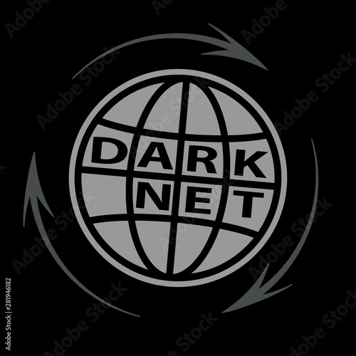 Darknet Earth Planet Design concept. Vector illustration