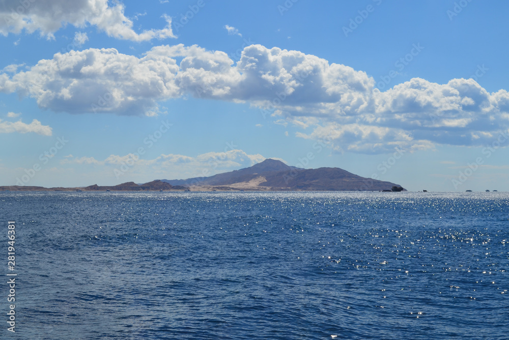 Beautiful view of the Red Sea and Tiran Island Beautiful view of the Red Sea and Tiran Island