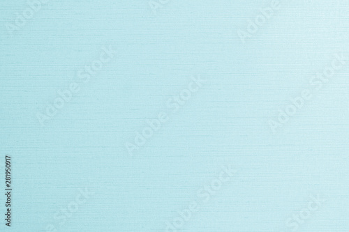 Blue background cotton silk blended fabric wall paper texture pattern background in pastel white green blue