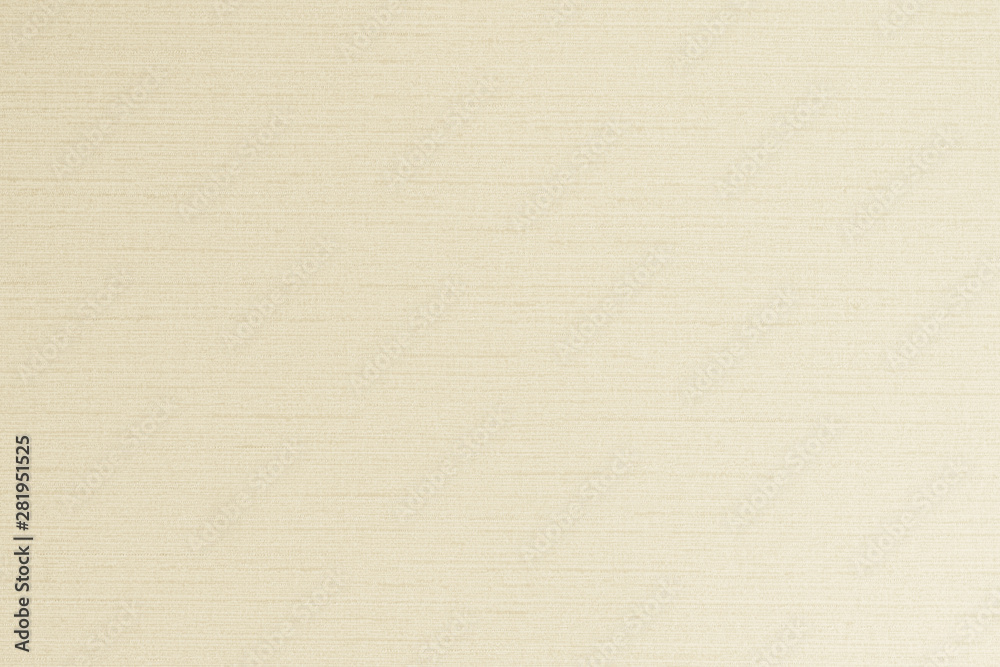 Beige satin cloth background cotton silk fabric textile wallpaper texture in light cream color