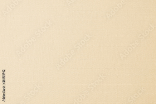 Cotton silk fabric wall paper texture pattern background in light pastel white yellow cream beige sepia tan brown color earth tone