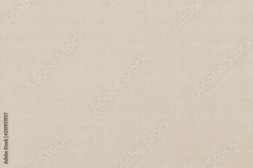 Cotton silk natural blended fabric wallpaper texture pattern background in light pastel pale white beige cream brown