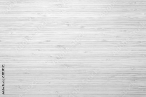 Bamboo wood background in white gray color top view..