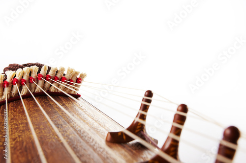 Gayageum is a Korean traditional instrument. photo