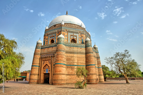 Tomb of Shah Rukn-e-Alam in Multan, Pakistan photo