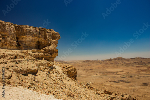 desert rocky scenery landscape travel photography from wilderness Middle East environment 