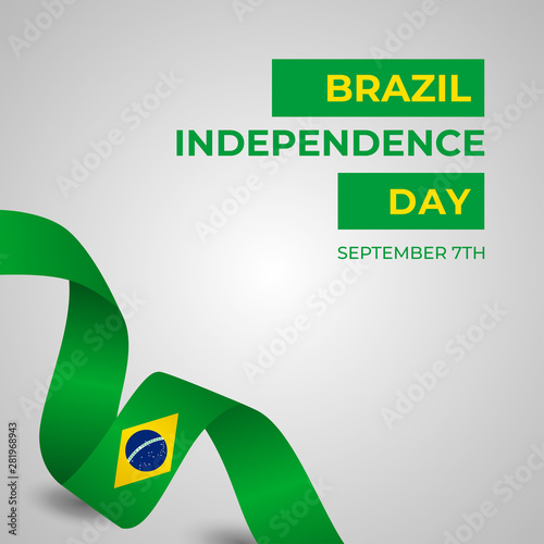 Happy Federative Republic of Brazil Independence Day Vector Design Template Illustration