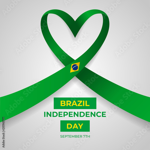 Happy Federative Republic of Brazil Independence Day Vector Design Template Illustration