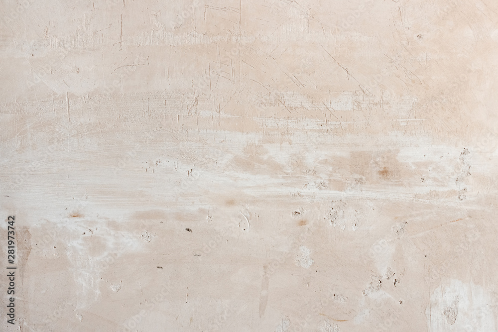 Structural plaster on wall Structural plaster on wall